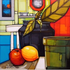 Salman Farooqi, 48 x 48 Inch, Acrylic on Canvas, Abstract Painting, AC-SF-676 Salman Farooqi, 48 x 48 Inch, Acrylic on Canvas, Abstract Painting, AC-SF-676